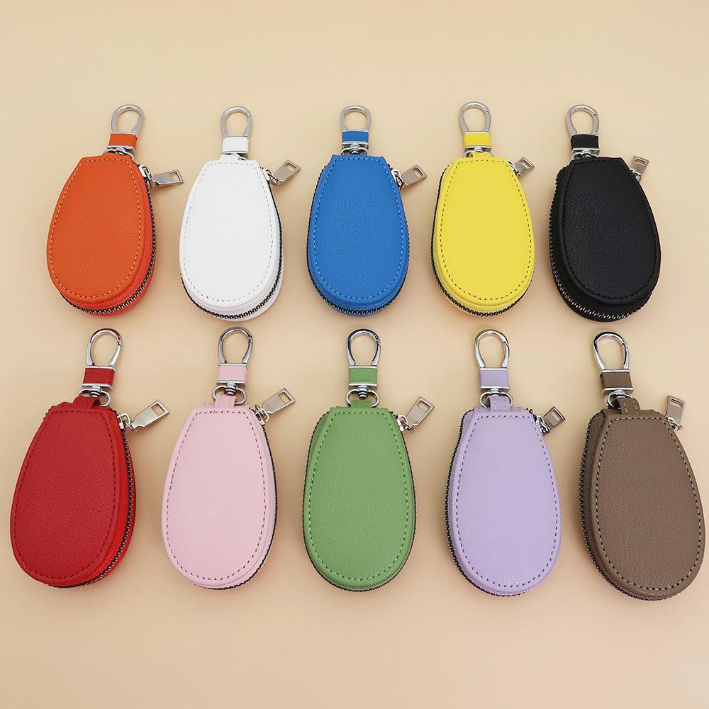 Leather Car Key Wallet Pouch Guide | OEM S205 Mini Key Bag | Key Fob Protector